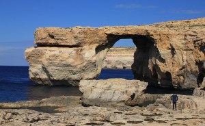 Alone with the Azure Window Gozo