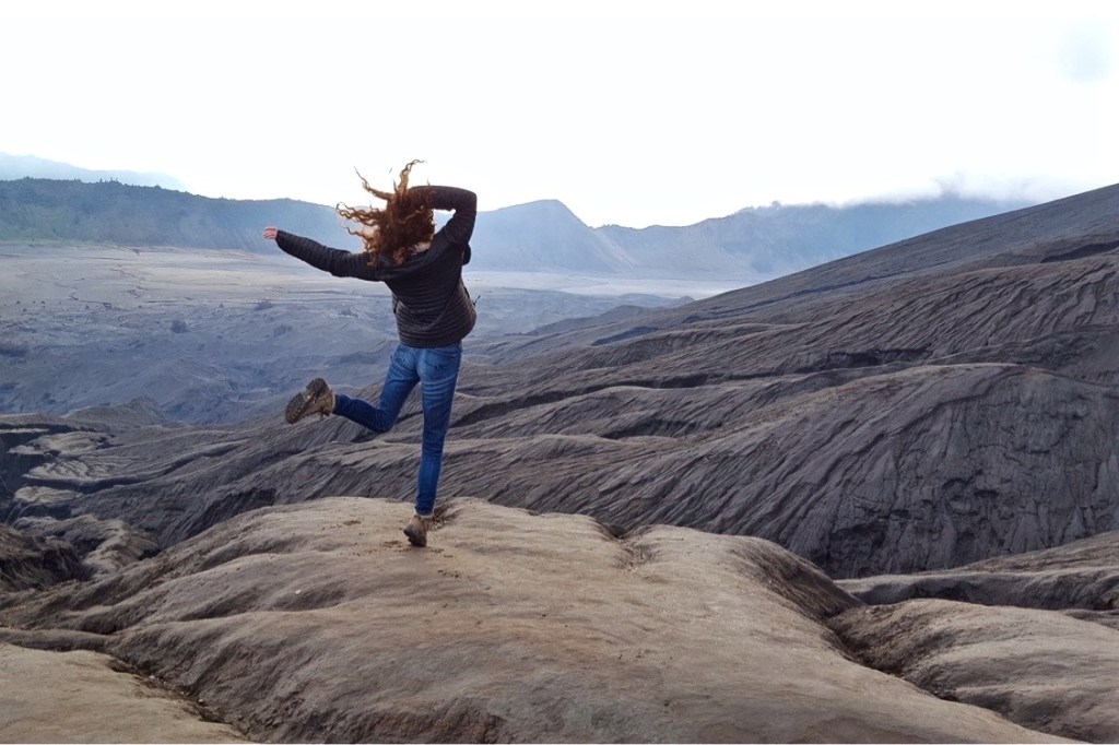 Lunar landscape of Bromo-Tengger-Semeru National park