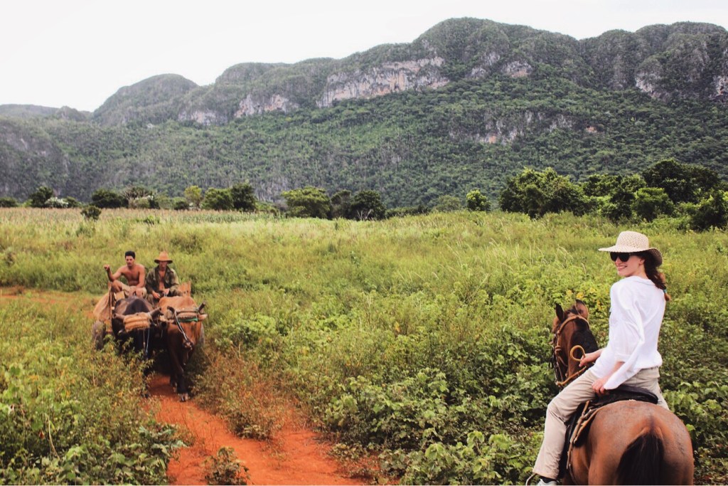 Horse riding in Vinales Cuba