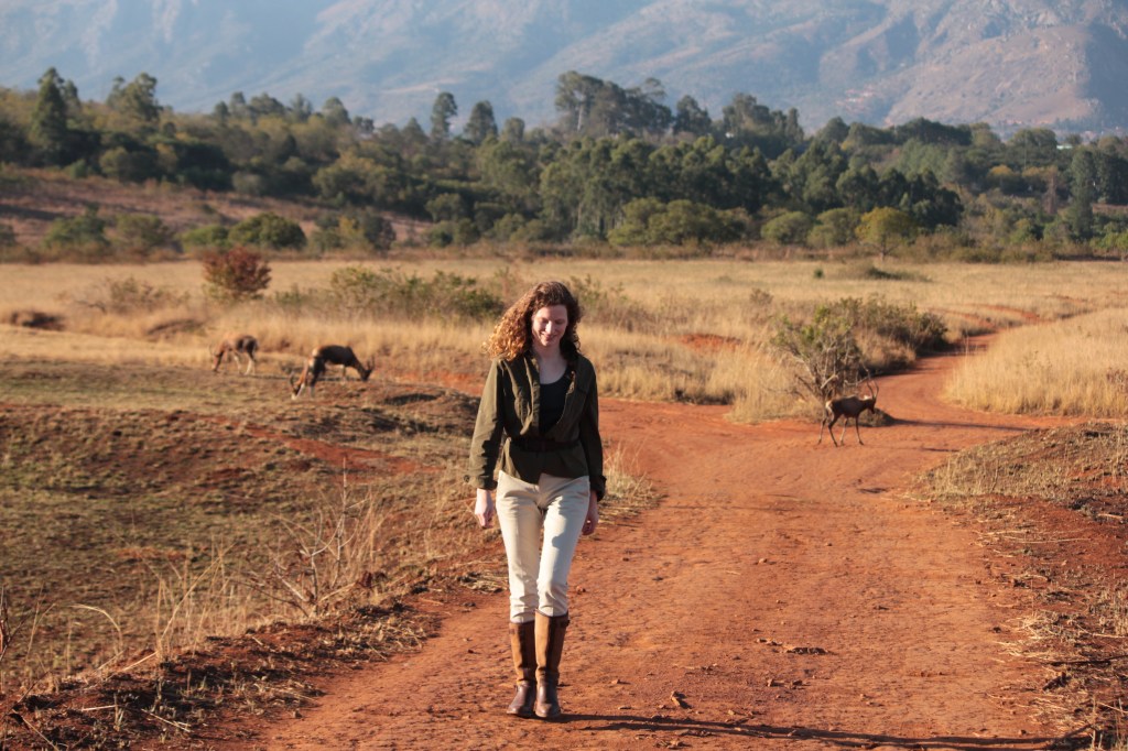 Walking with antelope in Mlilwane Wildlife Sanctuary