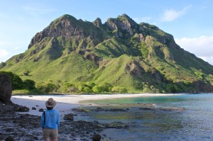 View over Padar island in Komodo National Park