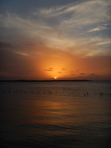 Sunset at Playa los Cocos Cuba