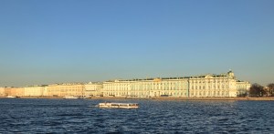 View over the Winter Palace and the Neva river