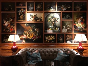 Cosy corner of the Xander bar at the Four Seasons Hotel Saint Petersburg