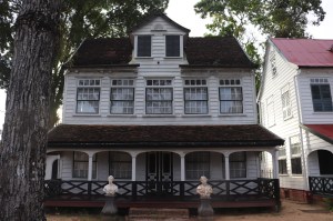 Colonial house in Paramaribo Suriname
