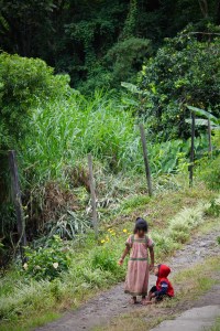 Indigenous children in Volcan, Panama