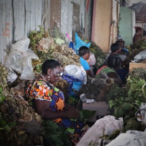 Maroon women at Paramaribo central market