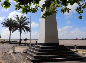 War monument along the Waterkant Paramaribo