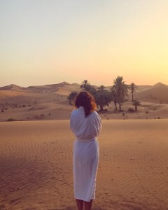 Waking up in the desert