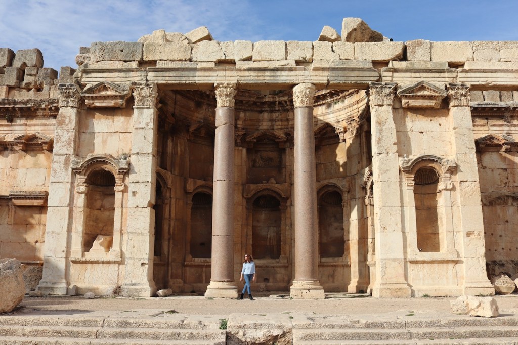 Baalbek temple ruins in Lebanon