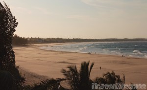Windswept Tofo beach, Mozambique