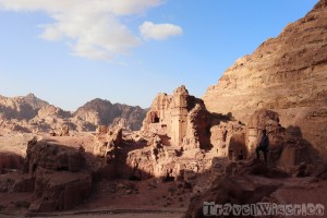 East Cliff royal tombs, Petra Jordan