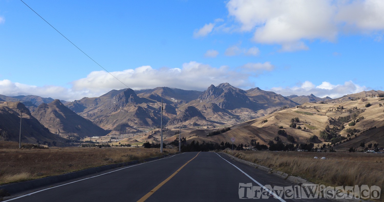On the road, Ecuador highlands