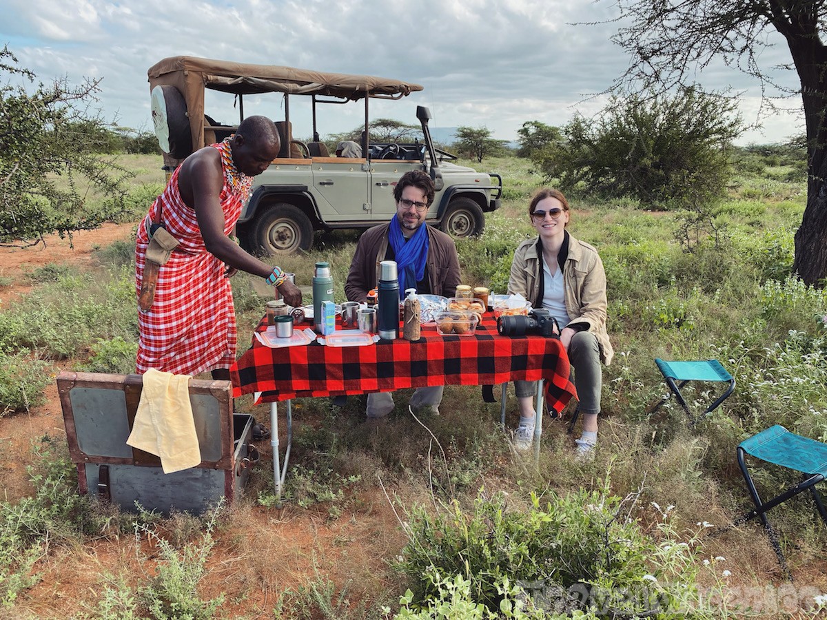 Breakfast in the bush, Saruni Samburu Kenya