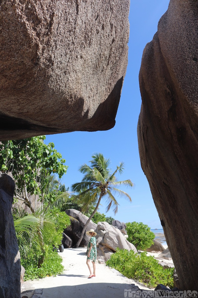 Arriving at Anse Source d'Argent