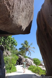 Arriving at Anse Source d'Argent