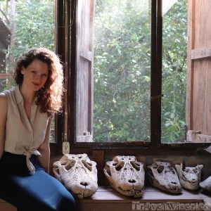 Caiman skulls at Caiman House Guyana