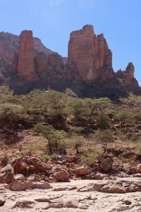 The mountain peak home to Abuna Yemata Guh church
