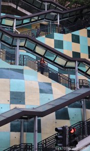 Hong Kong outdoor escalator