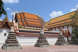 Wat Pho temple grounds Bangkok
