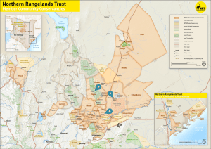 Northern Rangelands Trust map Northern Kenya