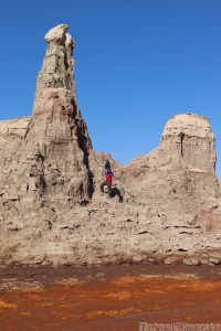 Salt mountains near Dallol, Danakil Depression Ethiopia