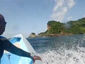 Diving in Tobago with Richie