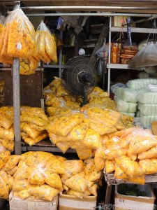 Packed flowers at Pak Khlong Talat Bangkok flower market