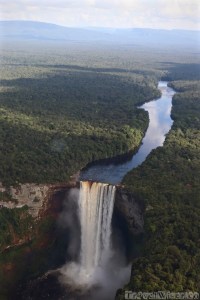Kaieteur Falls Guyana from the plane
