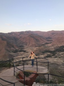 View from Ben Abeba restaurant Lalibela