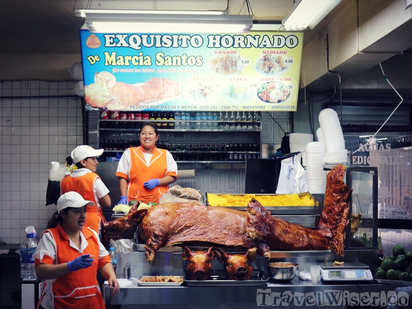 Hornado at Mercado Iñaquito