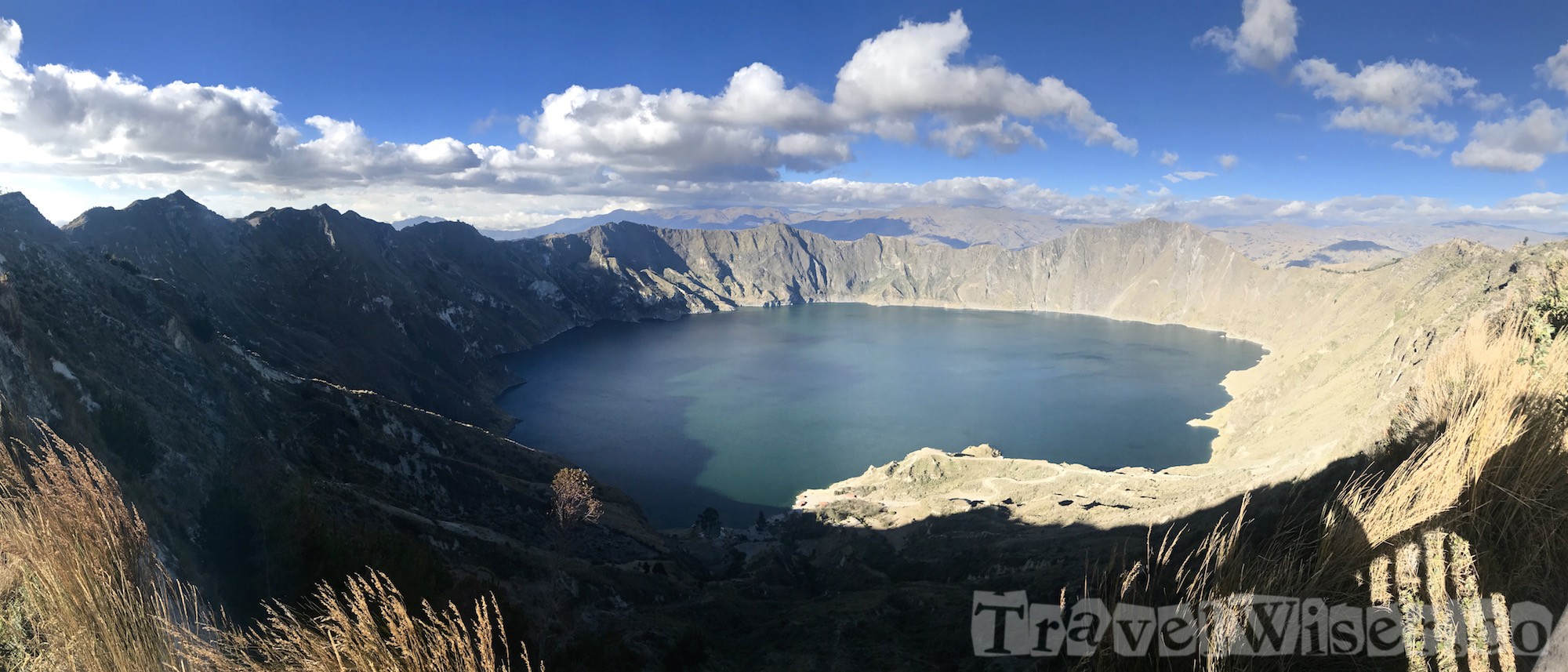Laguna Quilotoa panorama, Ecuador