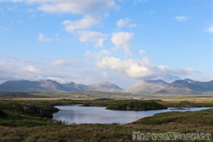 Roundstone bog road views of Connemara