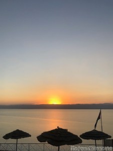 Dead Sea sunset at the Movenpick