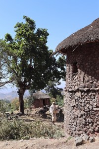 Tukuls in Lalibela Ethiopia