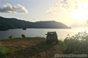 Parking near Pirate's Bay Tobago