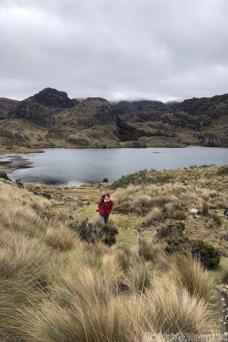 Hiking at Parque Nacional Cajas, Ecuador