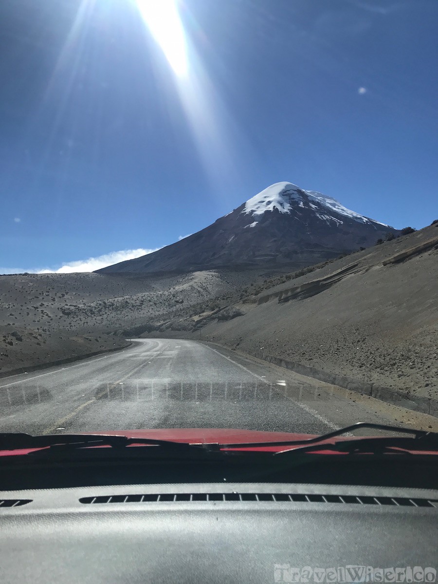 Ecuador road trip Chimborazo volcano
