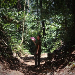 Hiking trail to Coral Cave, Khlong Saeng