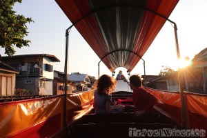 Thonburi canals sunset cruise