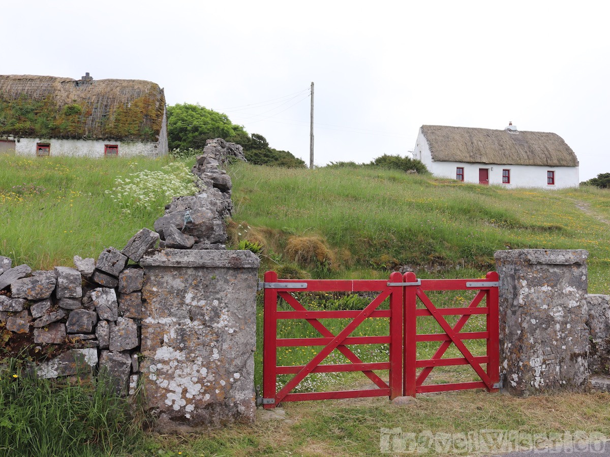 Traditional houses on Inishmore, Aran Islands