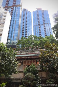 Tin Hau Temple park in Causeway Bay Hong Kong