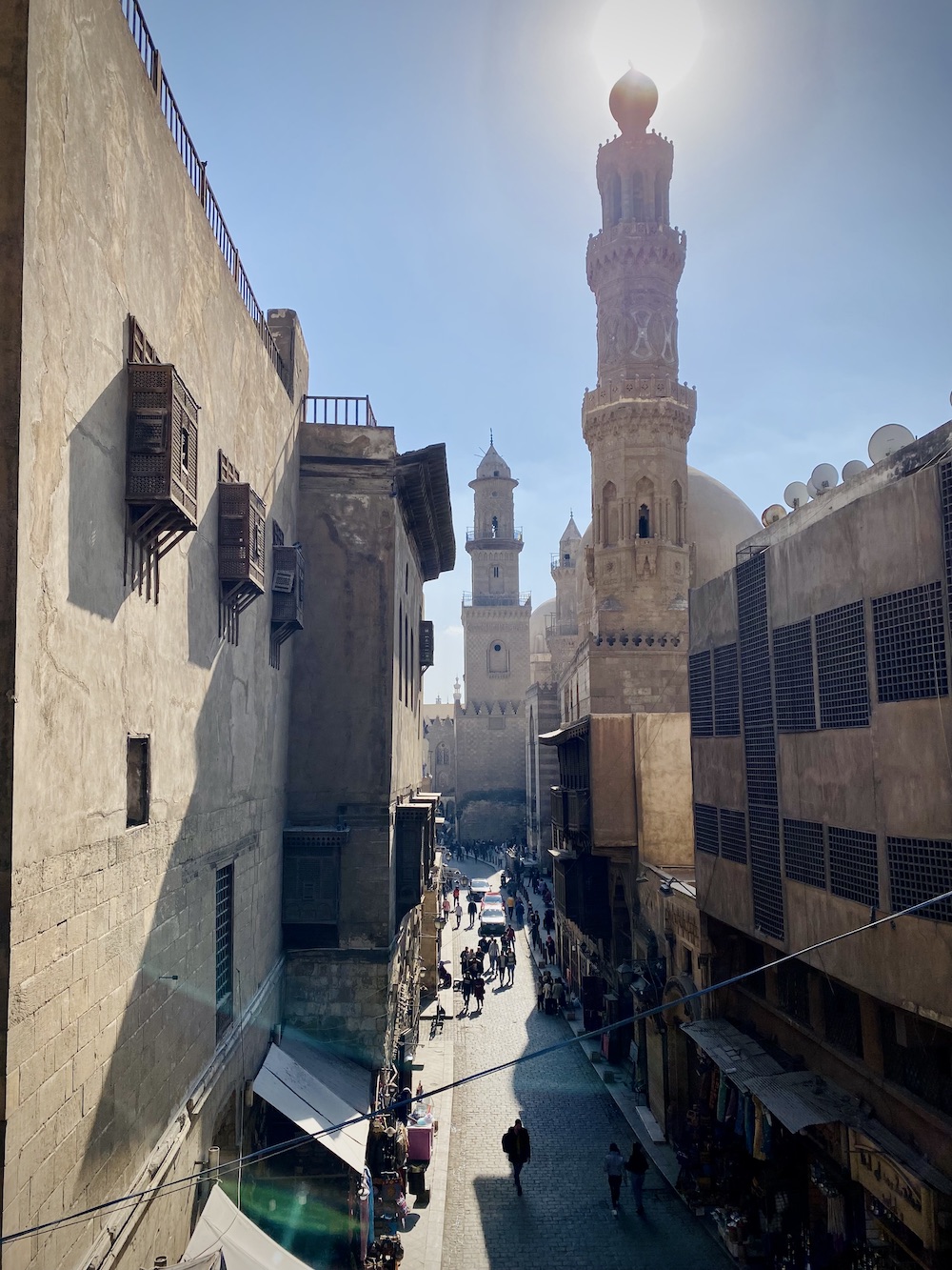 Al-Muizz street view from the Sabil Kuttab Cairo