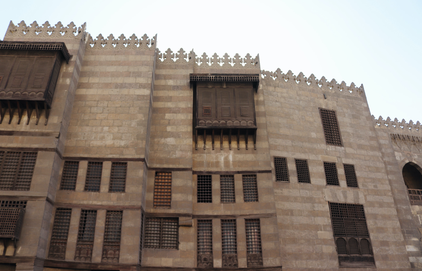 historic facades in Islamic Cairo