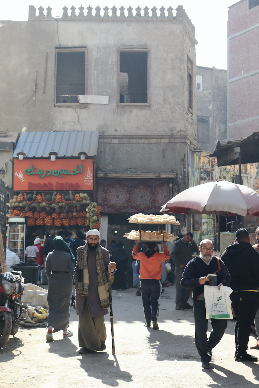 Shopping at a Cairo souk