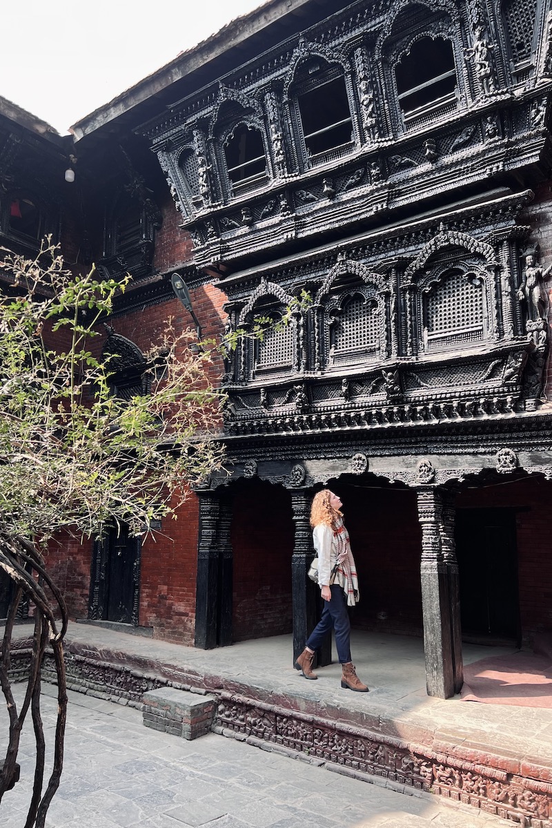 Kumari Ghar courtyard Kathmandu Nepal