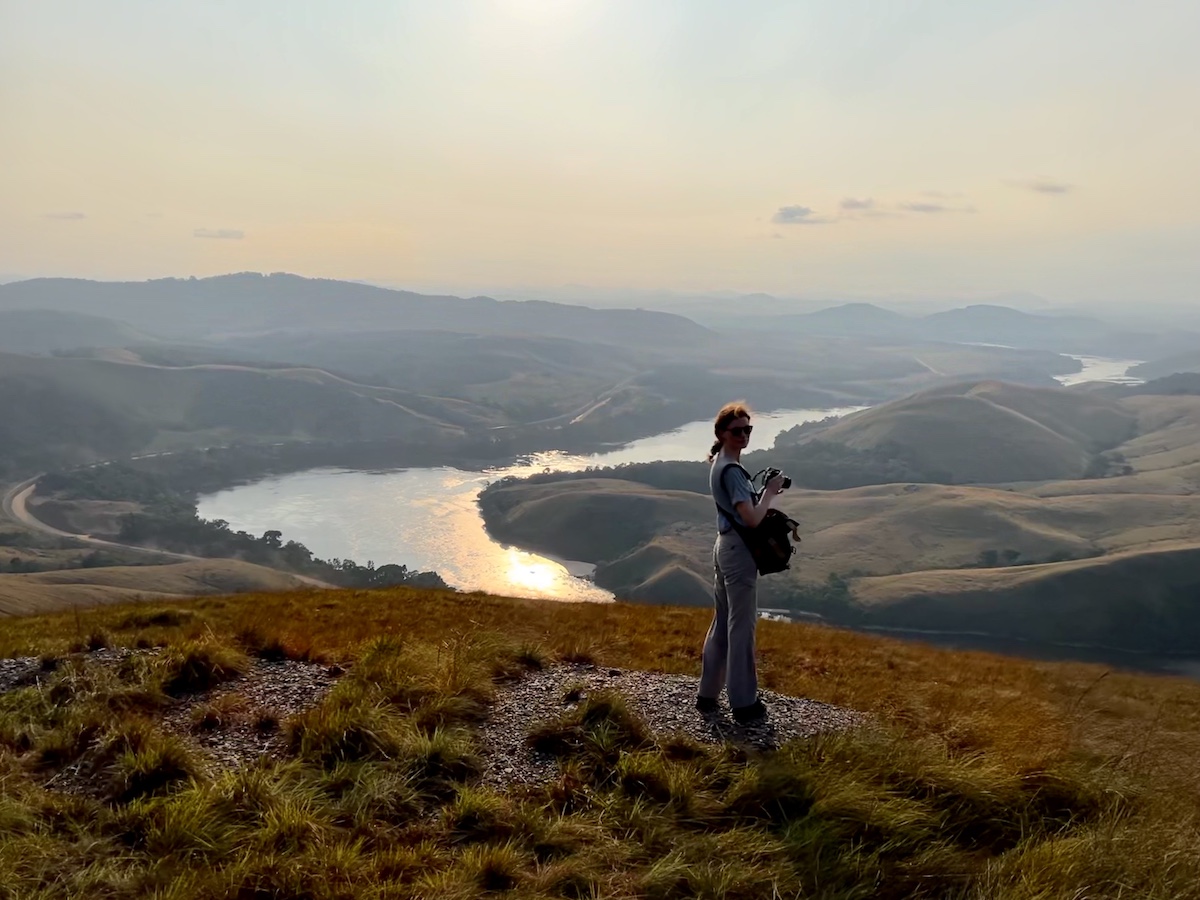 On top of Mount Brazza Gabon